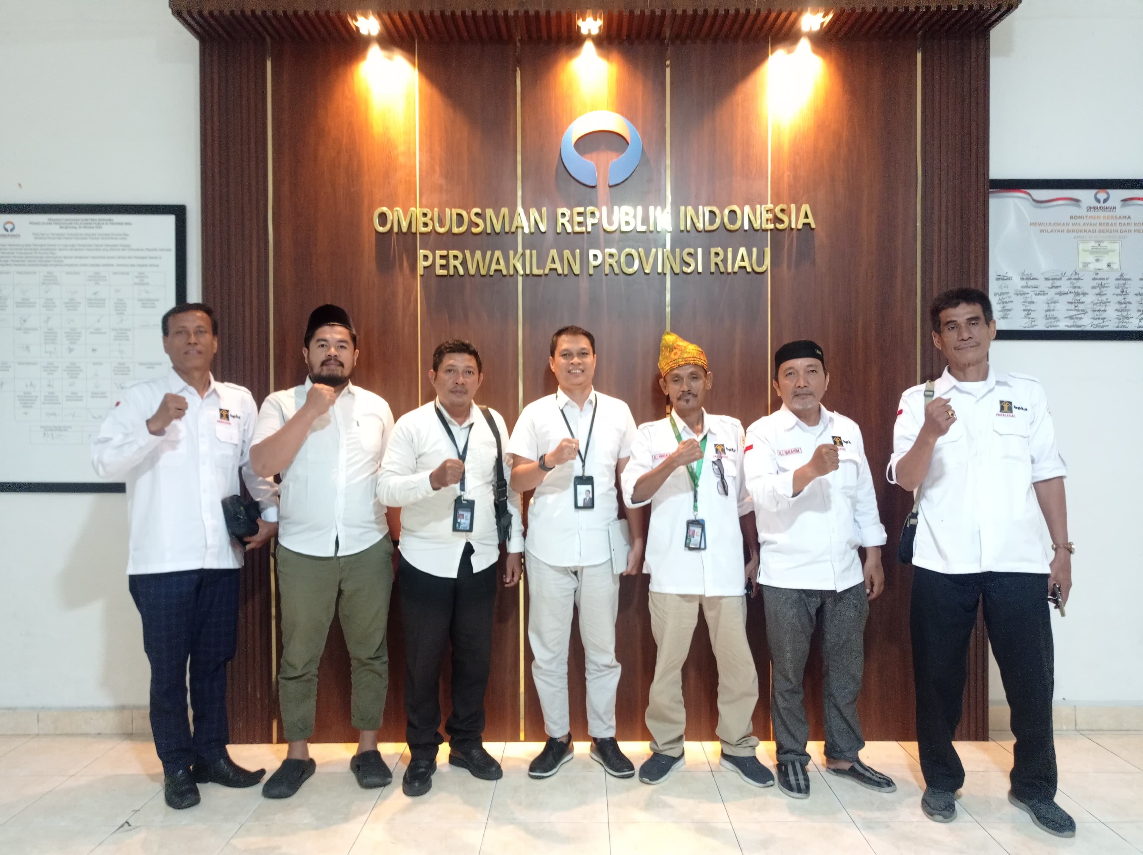 DPW RUKHI Riau Audensi Ombudsman RI Perwakilan Riau Senerji Pelayanan Bantuan Hukum dimasyarakat