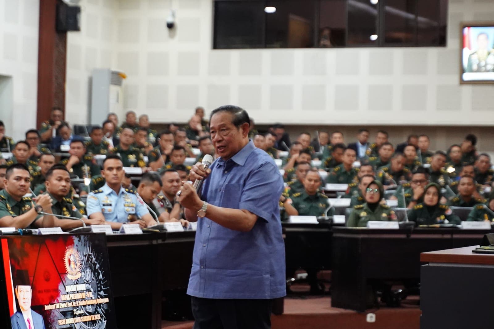 Presiden RI Ke-6 SBY Bekali Pasis Seskoad Hadapi Dinamika Geopolitik Global