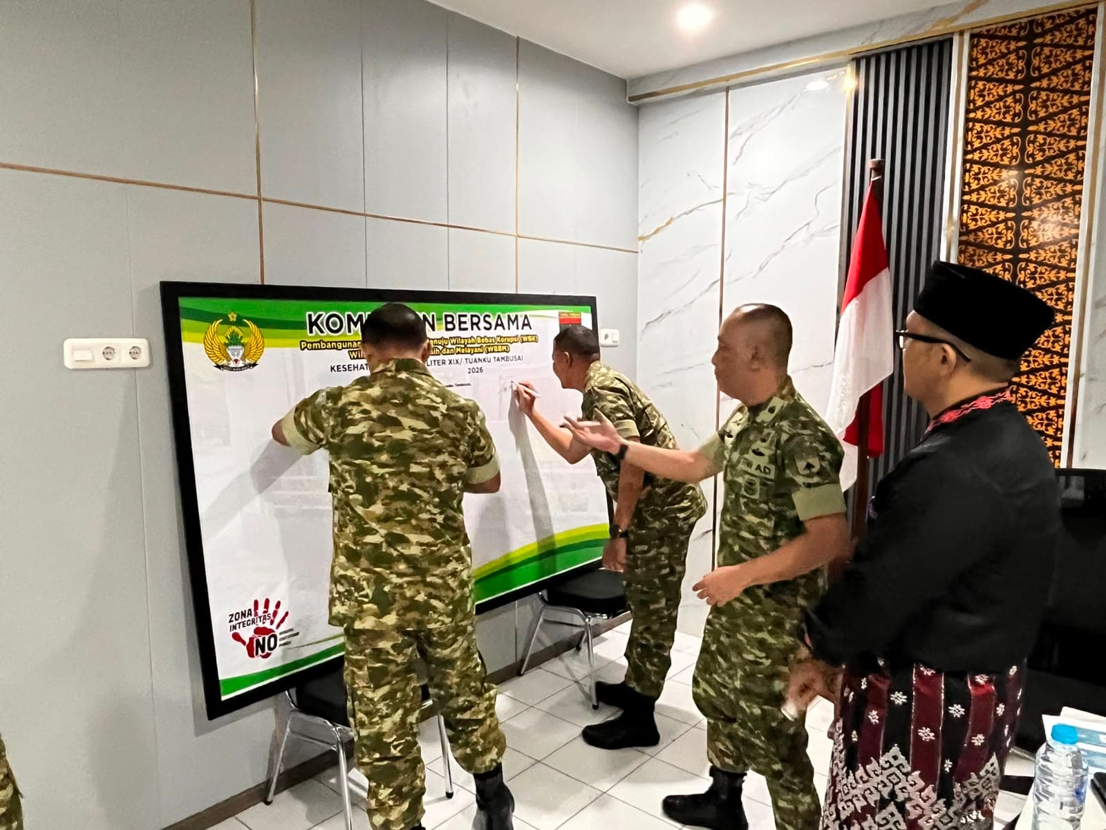 Kesdam XIX/Tuanku Tambusai Canangkan Pembangunan Zona Integritas TA 2026, Tegaskan Komitmen Raih WBK
