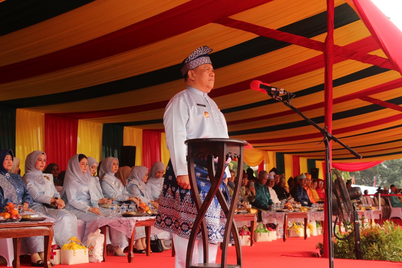 Pangdam XIX Tuanku Tambusai Saksikan Upacara Hari Jadi Ke-69 Provinsi Riau