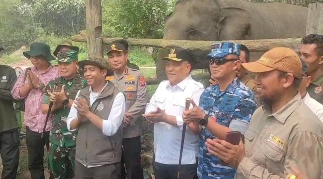 Pangdam XIX/Tuanku Tambusai Hadiri Peninjauan Flying Squad TNTN, Dukungan Nyata untuk Konservasi dan Pencegahan Konflik Satwa